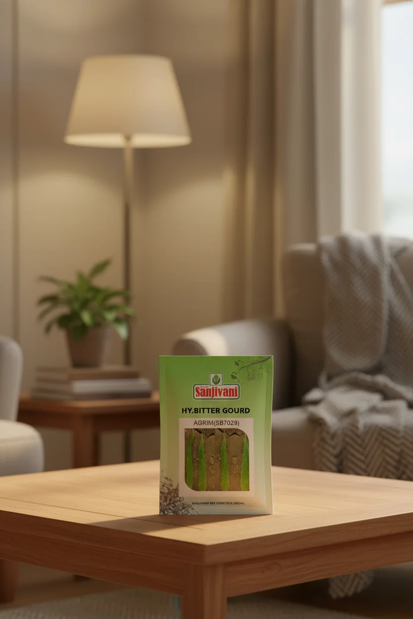 Agrim SB7029 Hybrid Bitter Gourd Seeds – 25gm Pack product view
