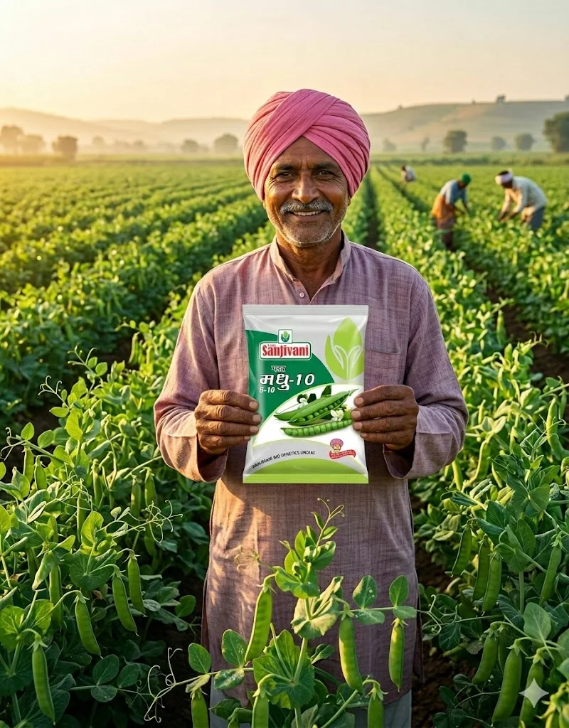 Sanjivani Madhu-10 Pea Seeds product view
