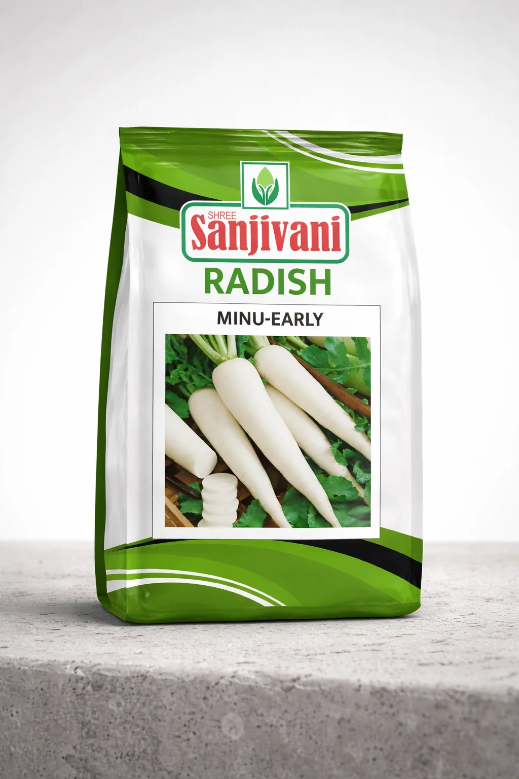 Minu Early OP Radish Seeds – 250gm Pack