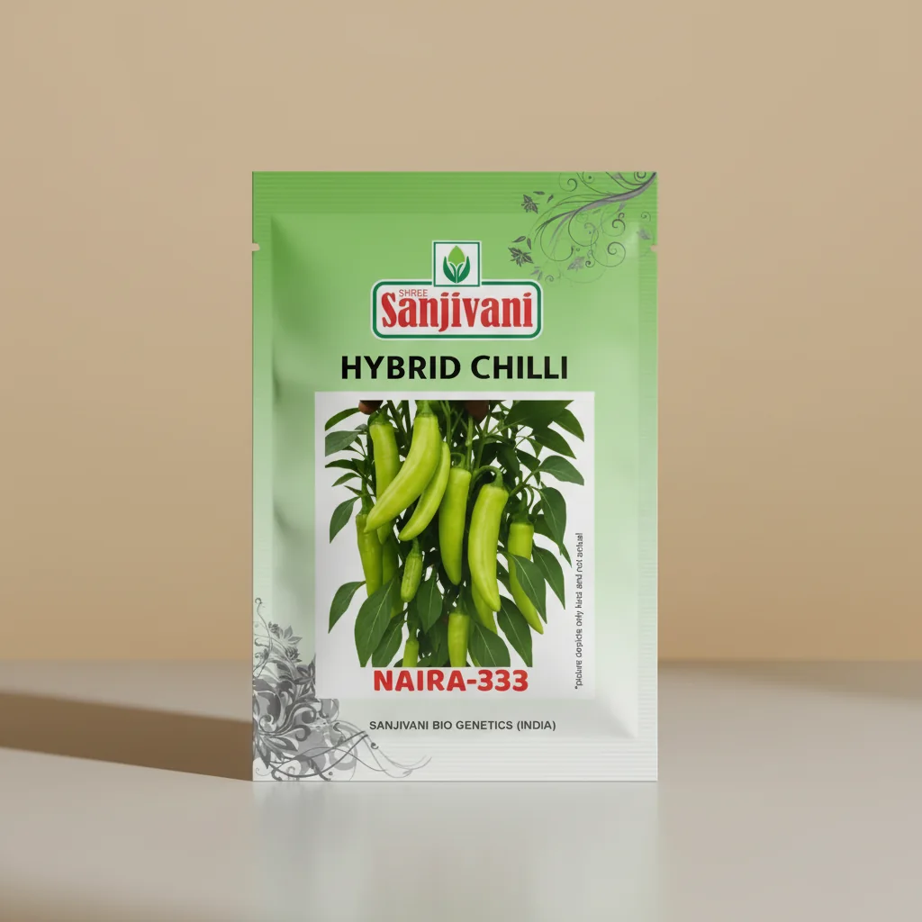 Naira-333 F1 Hybrid Chilli Seeds – 5gm Pack