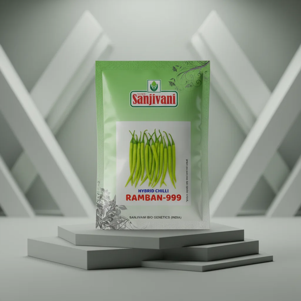 Ramban-999 F1 Hybrid Chilli Seeds – 5gm Pack