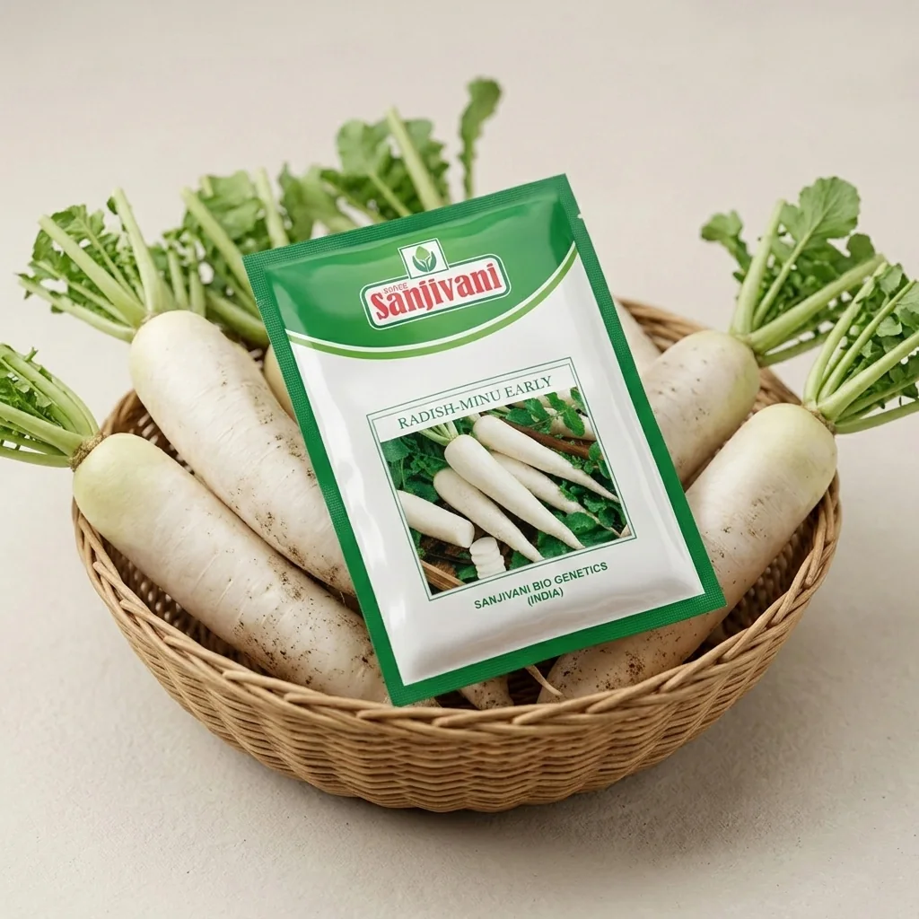 Radish Minu-Early (Muli) Seeds KGP product view